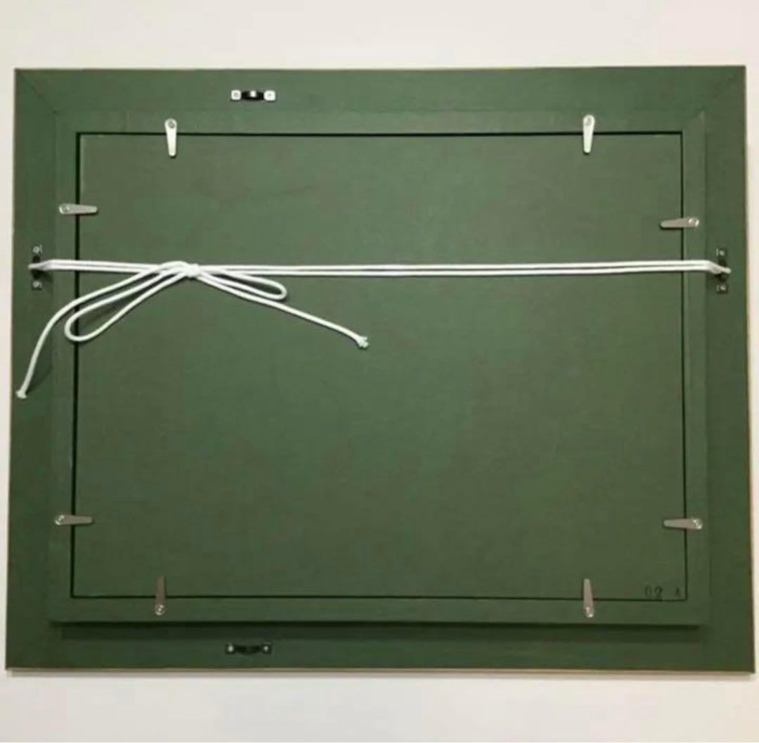 絵画・額縁・油絵・友成 晴雄・新品未使用・並木道・美術品・インテリア・雑貨