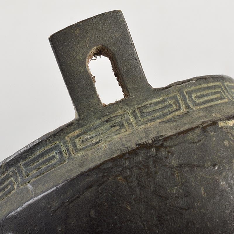 中国　古銅青銅　漢詩文　三足香炉　C　6225