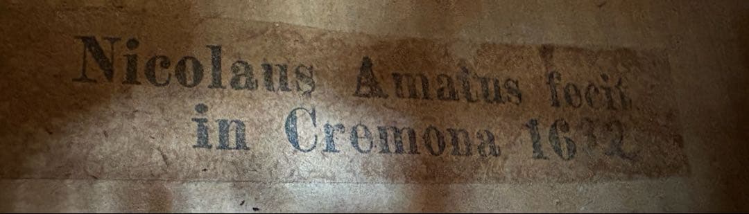 バイオリン★NicolausAmatus fecit inCremona1632