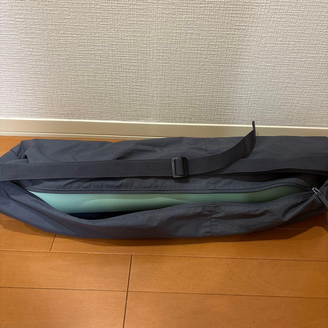 SUKARA リバーシブルヨガマット6mm レモンライム　ケース付き