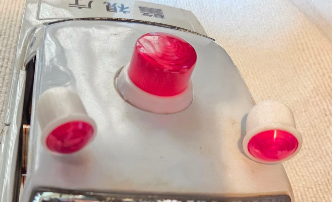 【箱付】【年代物】イチコー　グロリア　パトロールカー　ブリキ