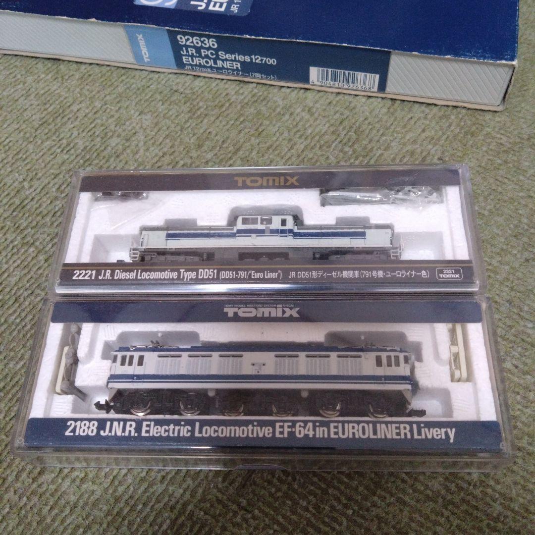 ユーロライナー旧商品　機関車EF64 DD51セット