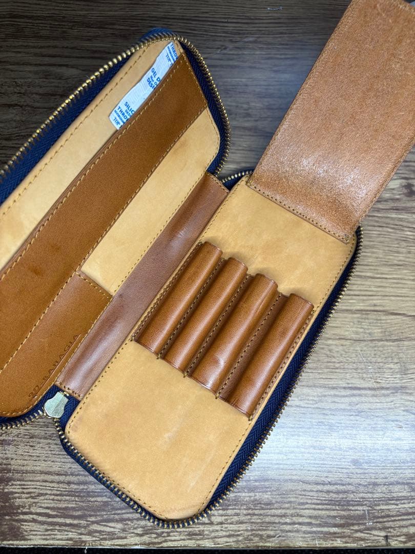 Bahagia & Craft ペンケース ラウンドジップ型 プエブロ バハギア