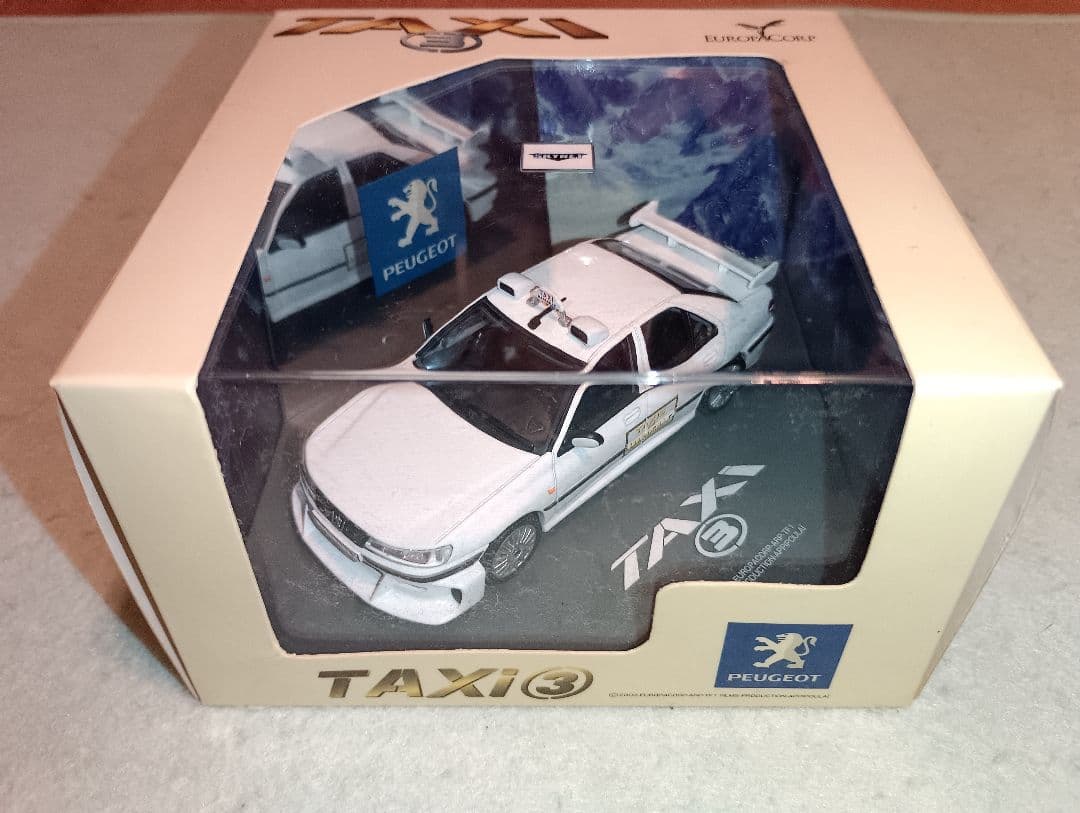 1/43 taxi 3 プジョー 406 スカイネット ミニカー アオシマ