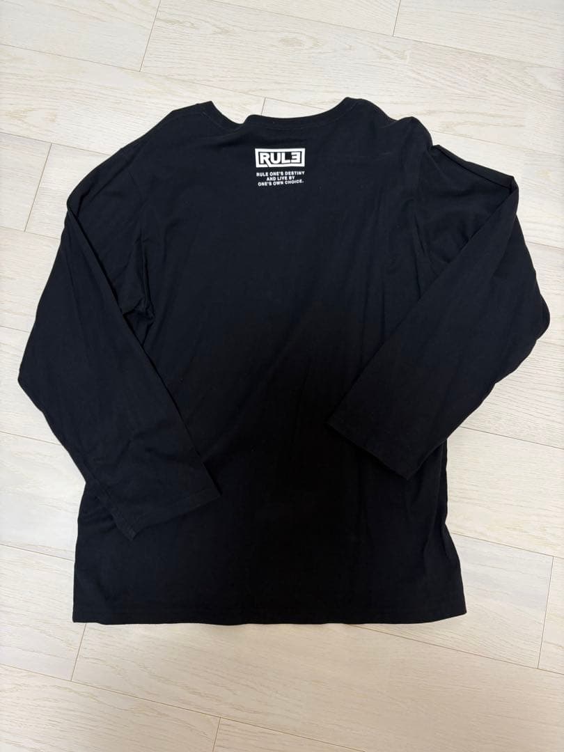 RULE THE FATE 美品　ロンT 長袖Tシャツ 黒