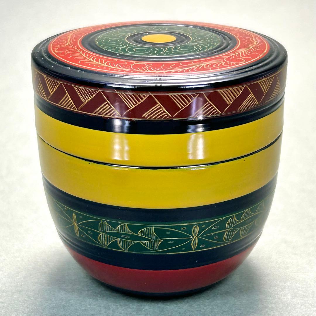 棗　『中嶋宗峰　唐物写　独楽中棗』　漆器　お茶道具　茶道　共箱　工芸品