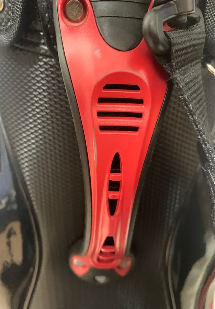 le coq sportif キャディバッグ 黒赤
