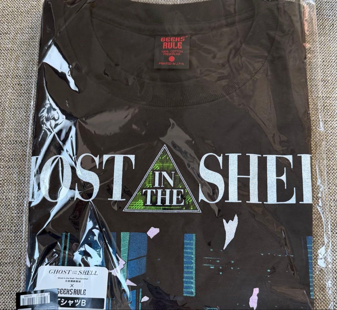 攻殻機動隊展 GEEKS RULE コラボTシャツ Lサイズ 新品未開封