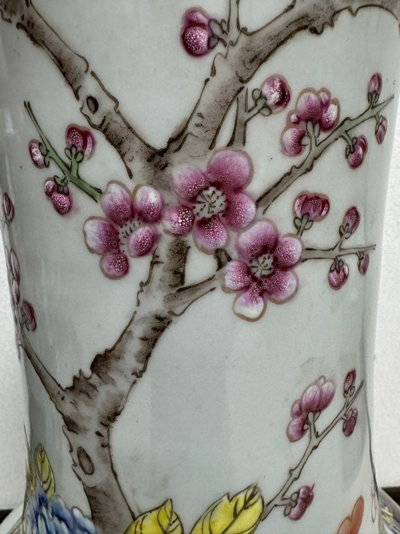 中国美術　花瓶　高さ約84センチ　アンティーク　時代物　工芸品