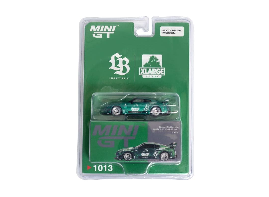 LBWK MINIGT × XLARGE NISSAN 35GT 緑 2台セット