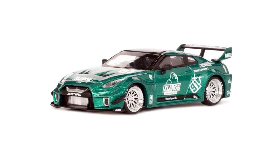 LBWK MINIGT × XLARGE NISSAN 35GT 緑 2台セット