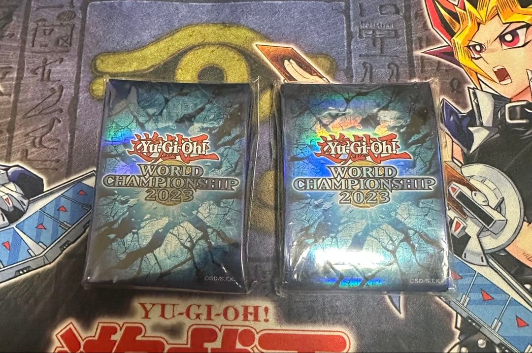 遊戯王 ワールドチャンピオンシップ2023スリーブ WCS2023 おまけつき