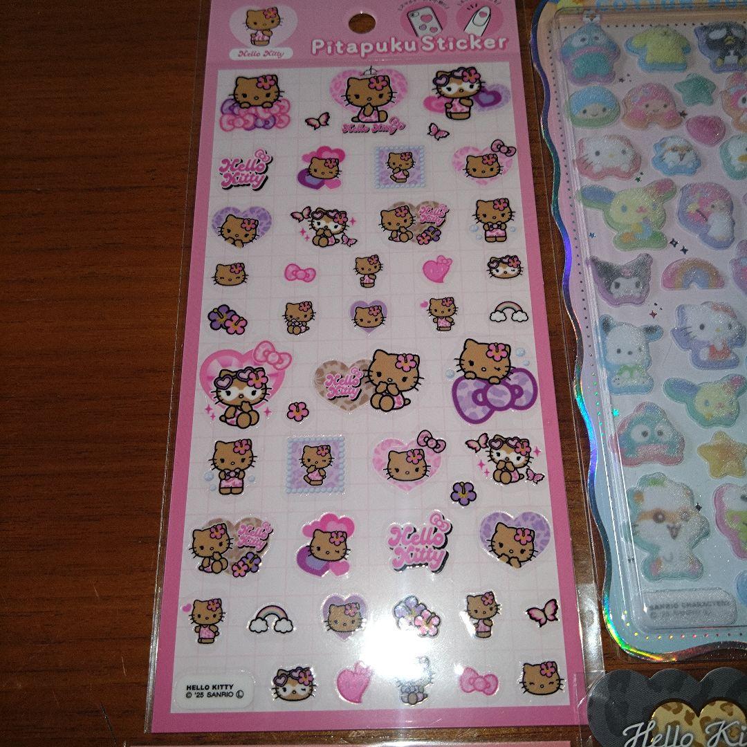 サンリオ ハローキティ・ウサハナ ぷっくりシール まとめ売り 未使用