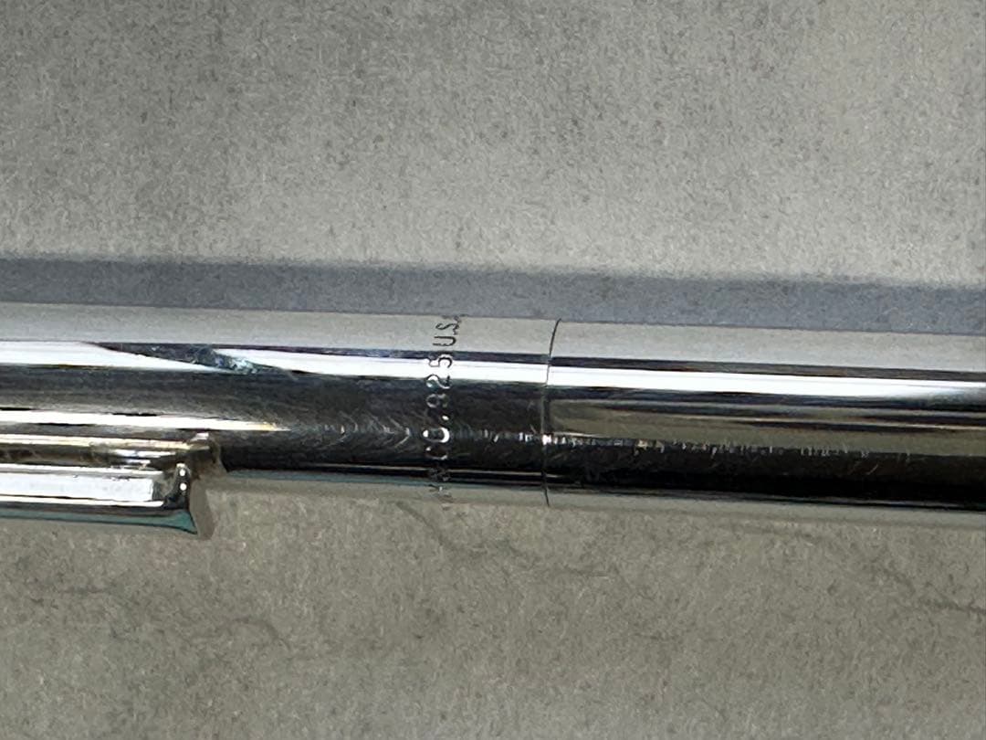 インク切れ ティファニー 925刻印 Tクリップ ツイスト式 シルバーカラー