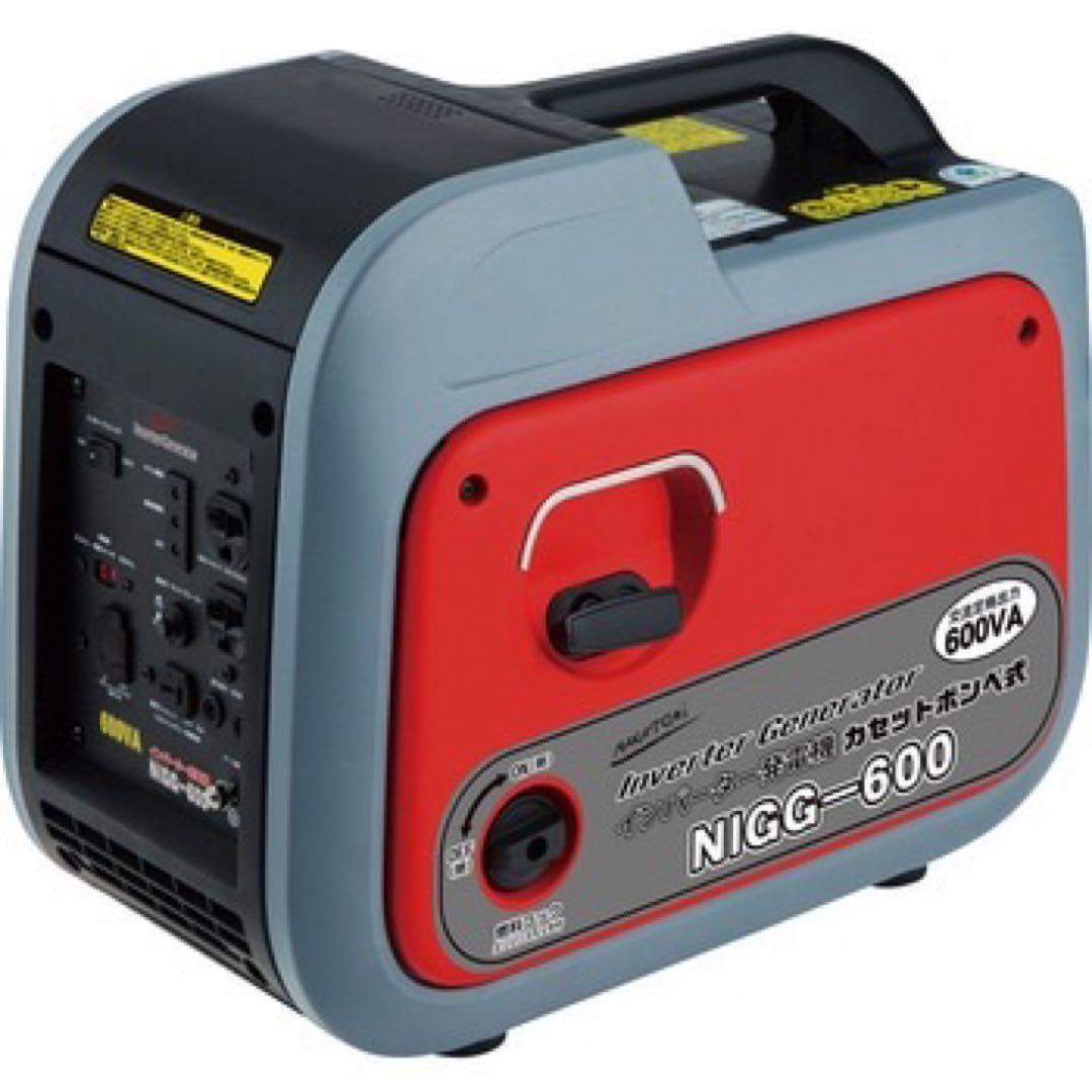 未使用 NAKATOMI インバーター発電機 NIGG-600