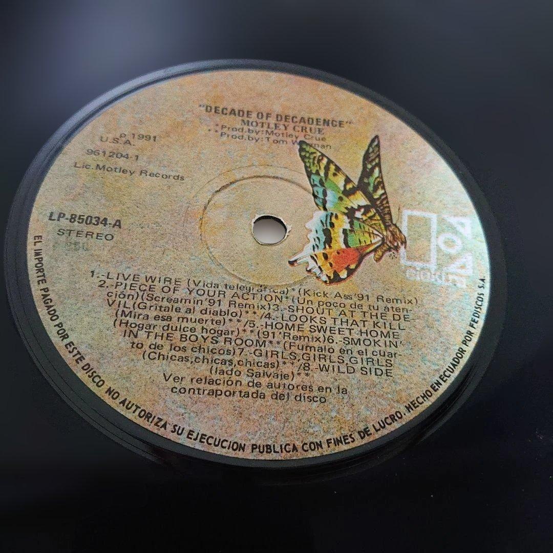 【エクアドル盤】MÖTLEY CRÜE/Decade of Decadence