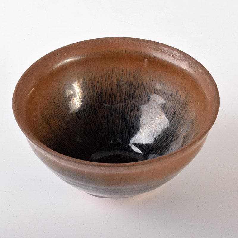 中国　南宋　建窯　禾目天目茶碗　煎茶碗　V　R7811
