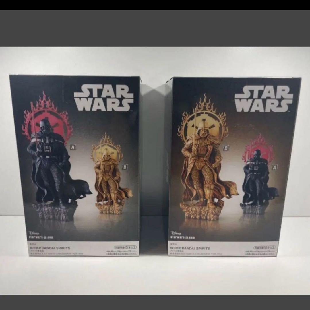 未開封　STAR WARS スターウォーズ 暗黒彫像 2種 ダースベイダー