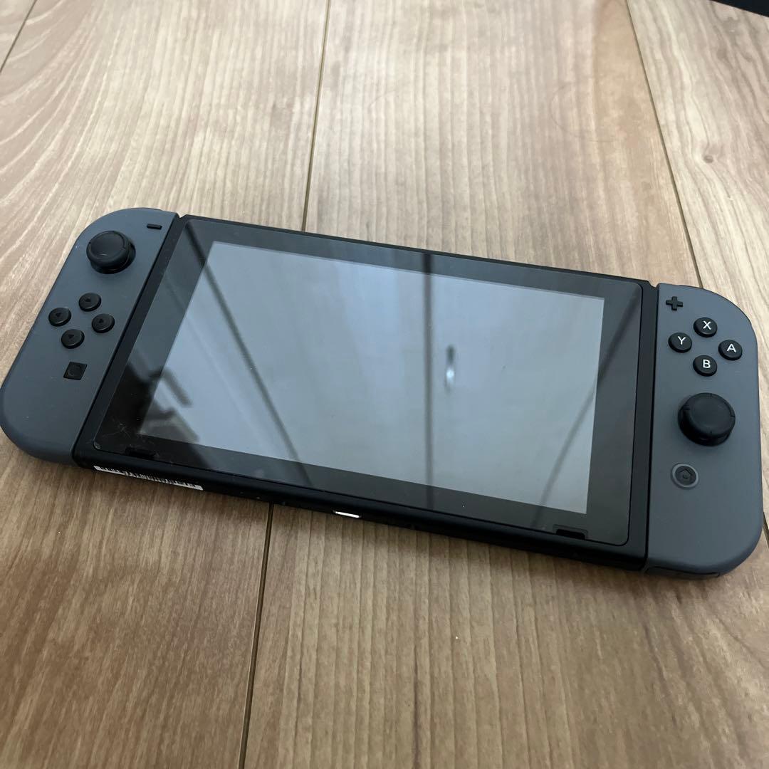 【美品】Nintendo Switch 本体 グレー 付属品あり