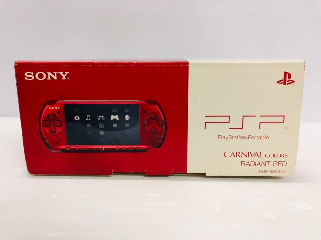 ★未使用品★極美品ラディアント・レッド (PSP-3000RR)生産終了　訳