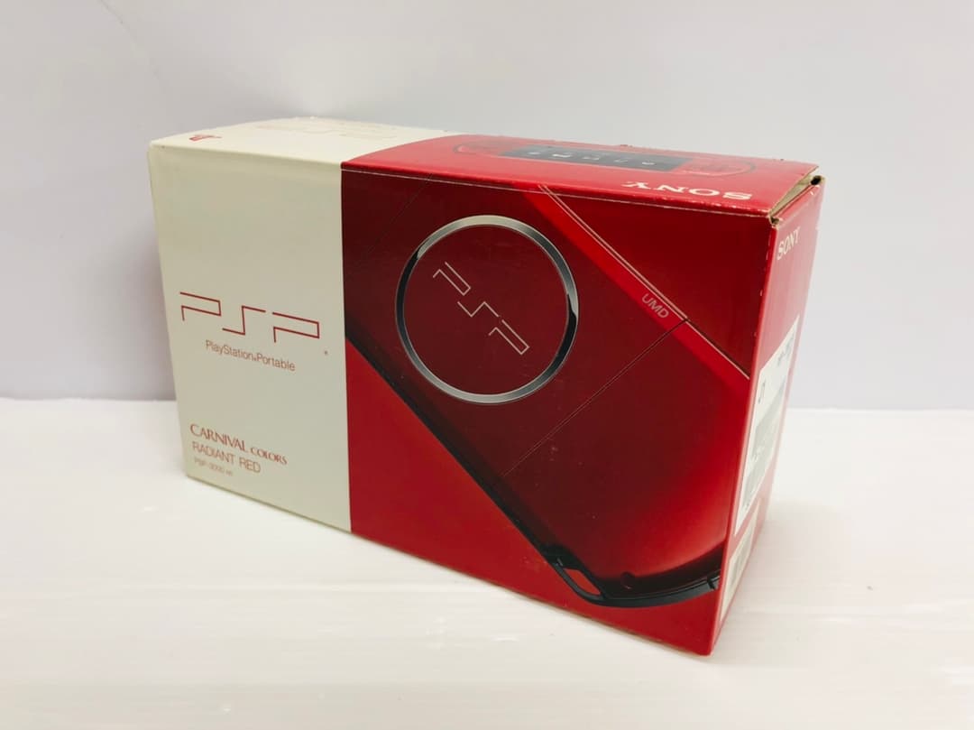 ★未使用品★極美品ラディアント・レッド (PSP-3000RR)生産終了　訳