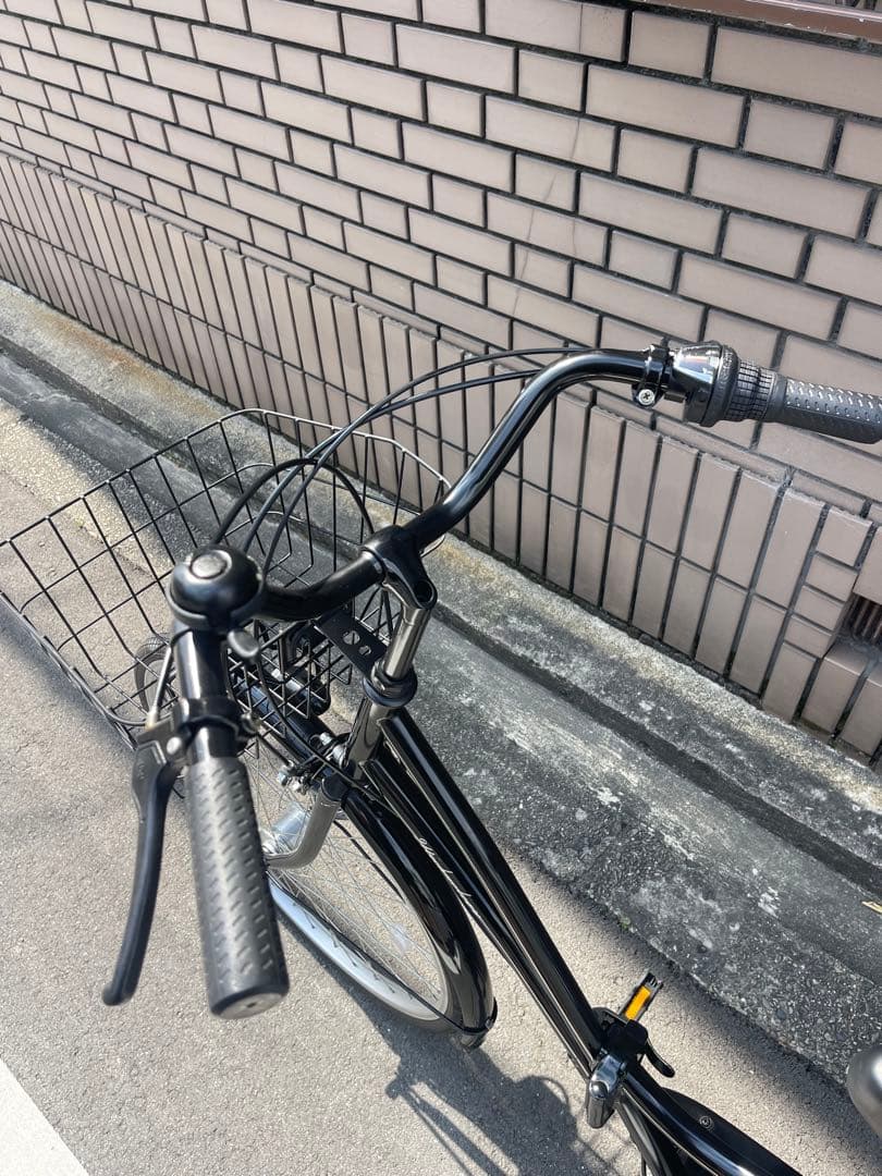【オートライト】綺麗なママチャリ自転車