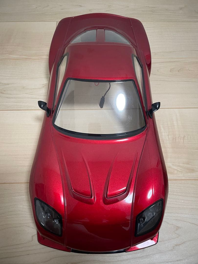 ラジコン ボディ ヴェイルサイド RX-7 FD レッド VeilSide
