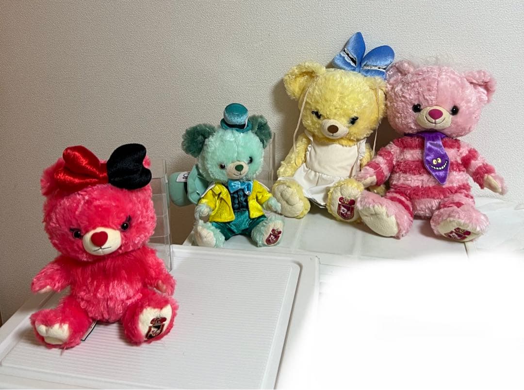 ユニベアシティのぬいぐるみセット（ミントティー、レッドベリー、アリス）