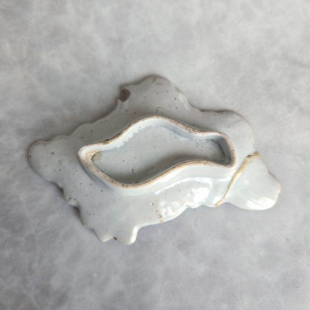 古伊万里　白磁　豆皿　小皿　江戸時代　古九谷　アンティーク　骨董　三階松