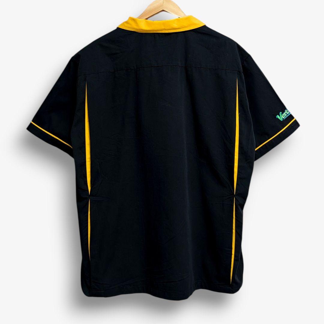 Hilton ヒルトン ボウリングシャツ XL イエロー 大きめ