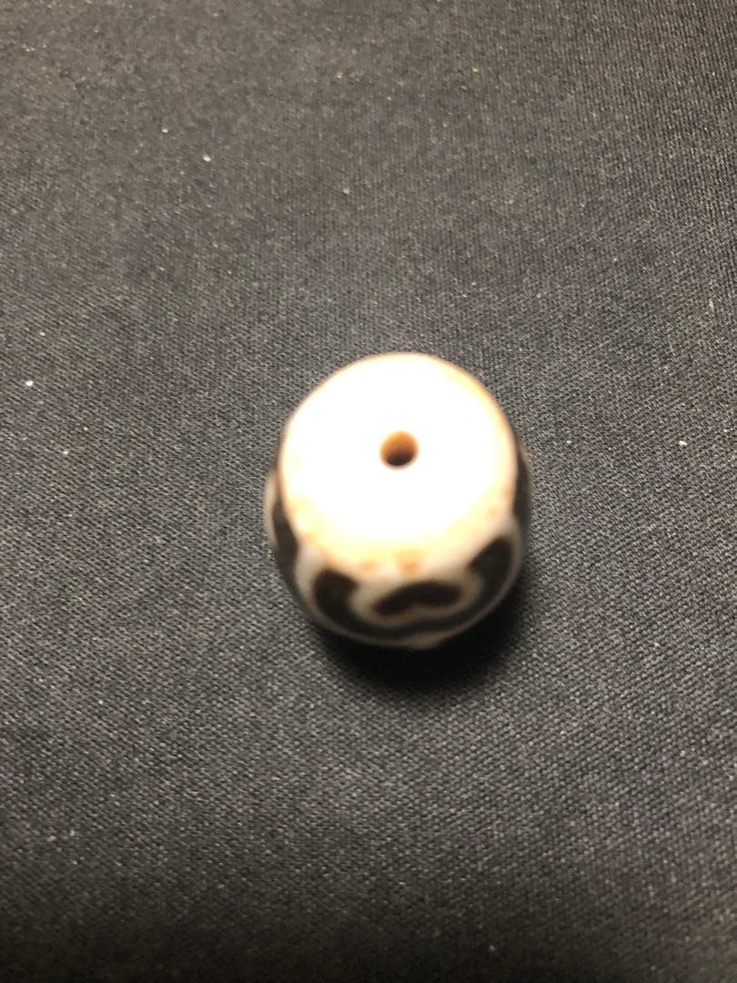 上肯天珠‼️西蔵老礦手工伝承樽型蓮華宝瓶天珠