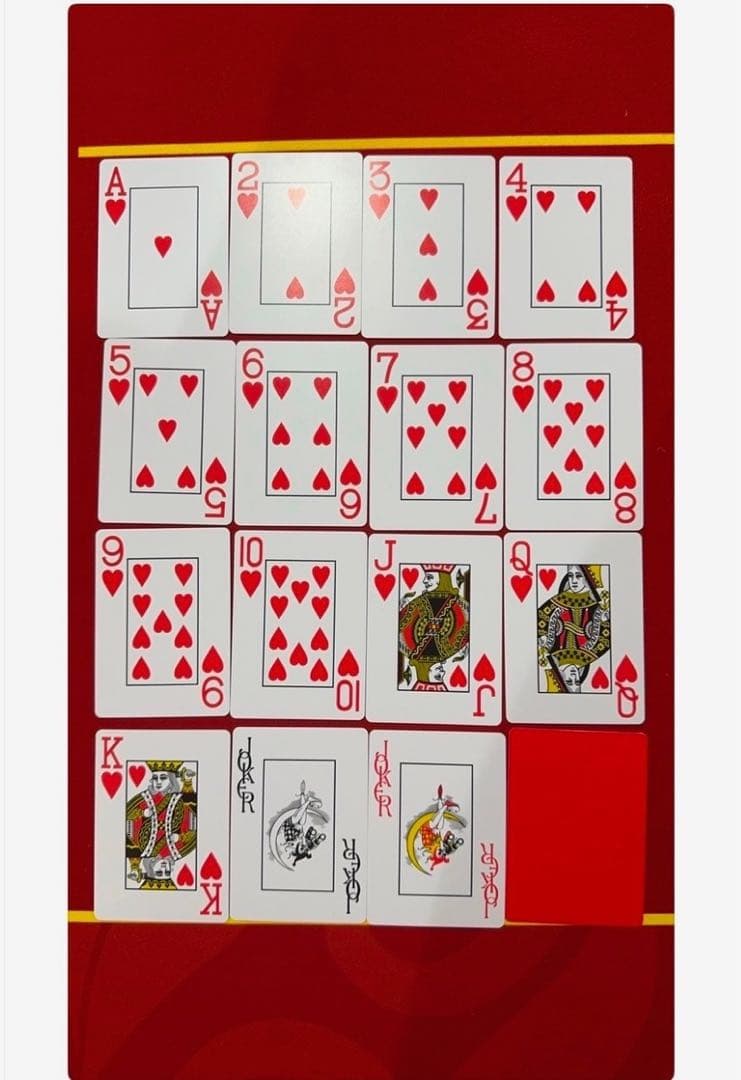 WPTポーカー専用トランプ　赤•青5セット ※セール中