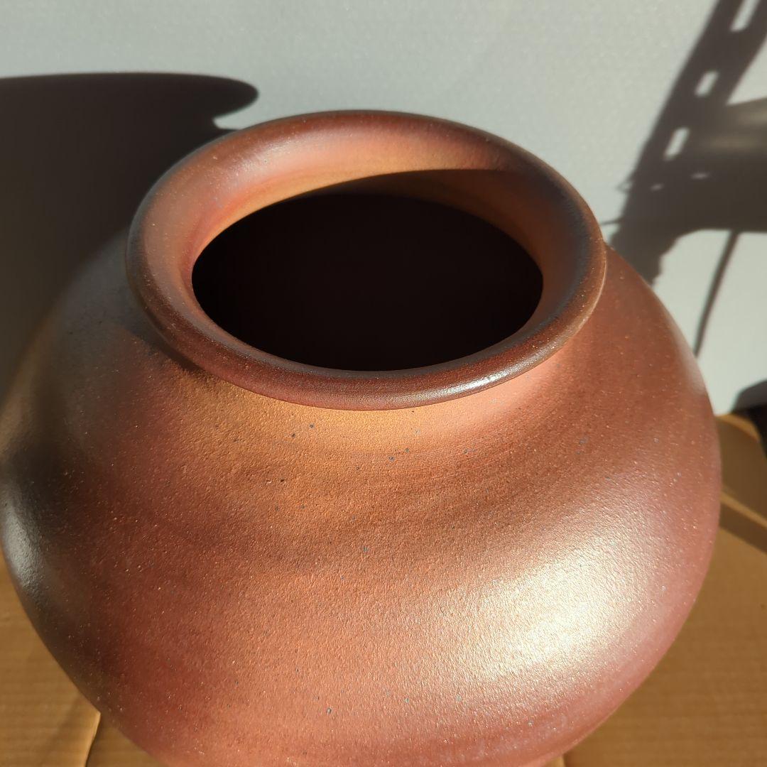 登り窯一品物 信楽焼 陶器 飾り壺