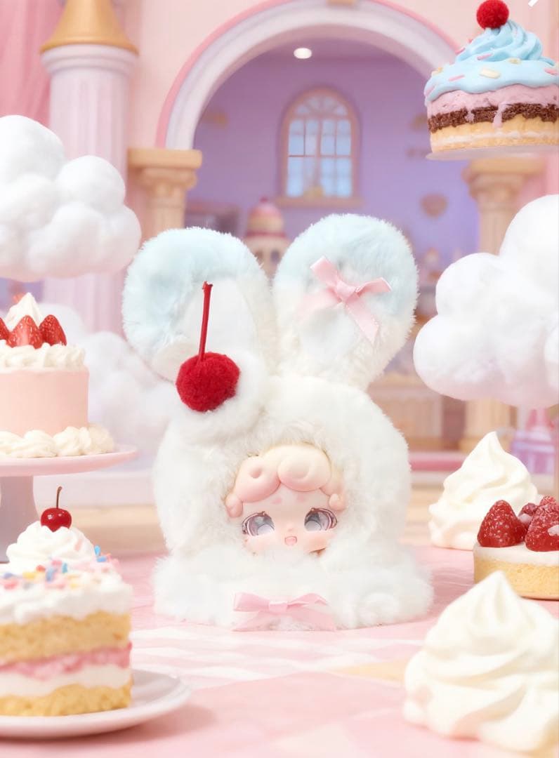 Lucky deer nai ラッキー ディアナイ アイス おやすみ兎 ふわもこ