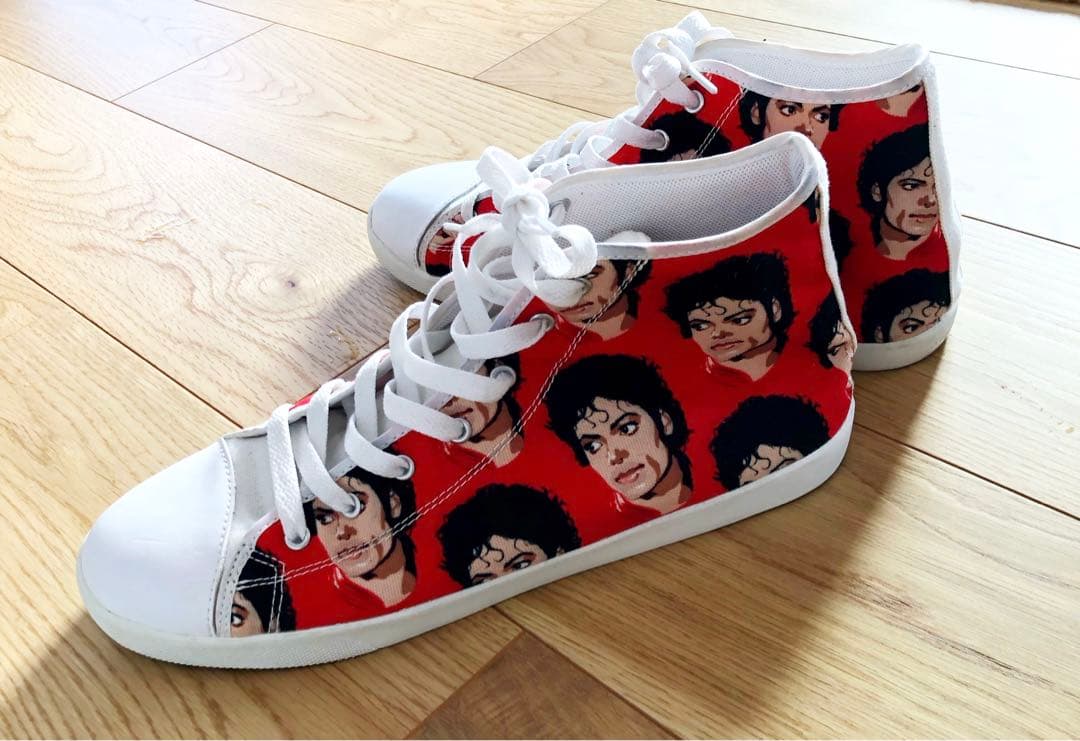 Michael Jackson ハイカットスニーカー 28cmマイケルジャクソン