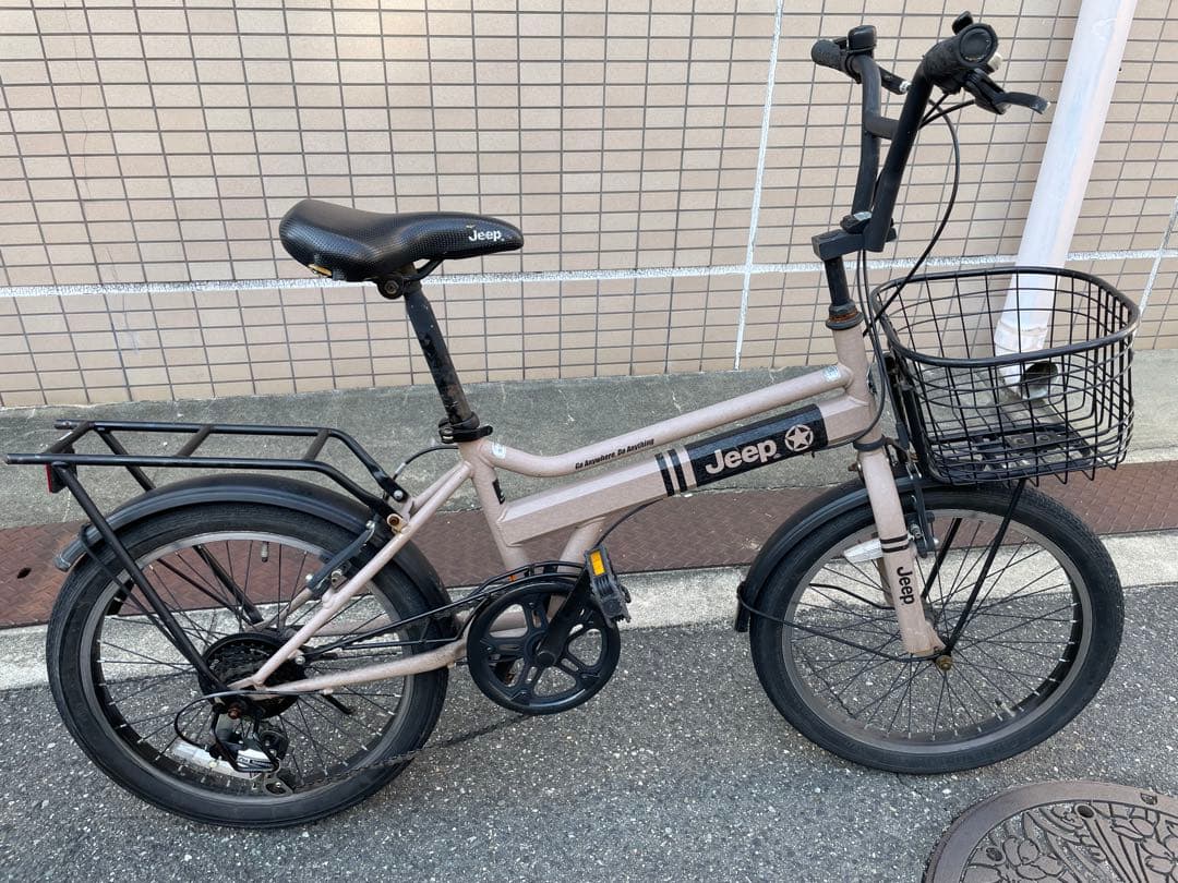 「大阪市内で引取」Jeep JE-206MX（20インチ ミニベロ／6段変速）