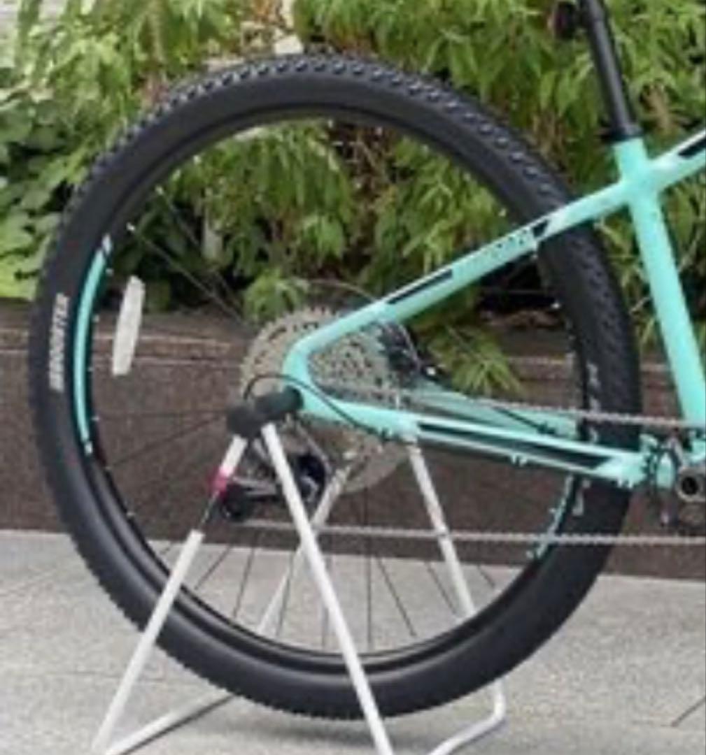 完成車外し29インチMTBホイール前後 シマノHG CenterLock QR