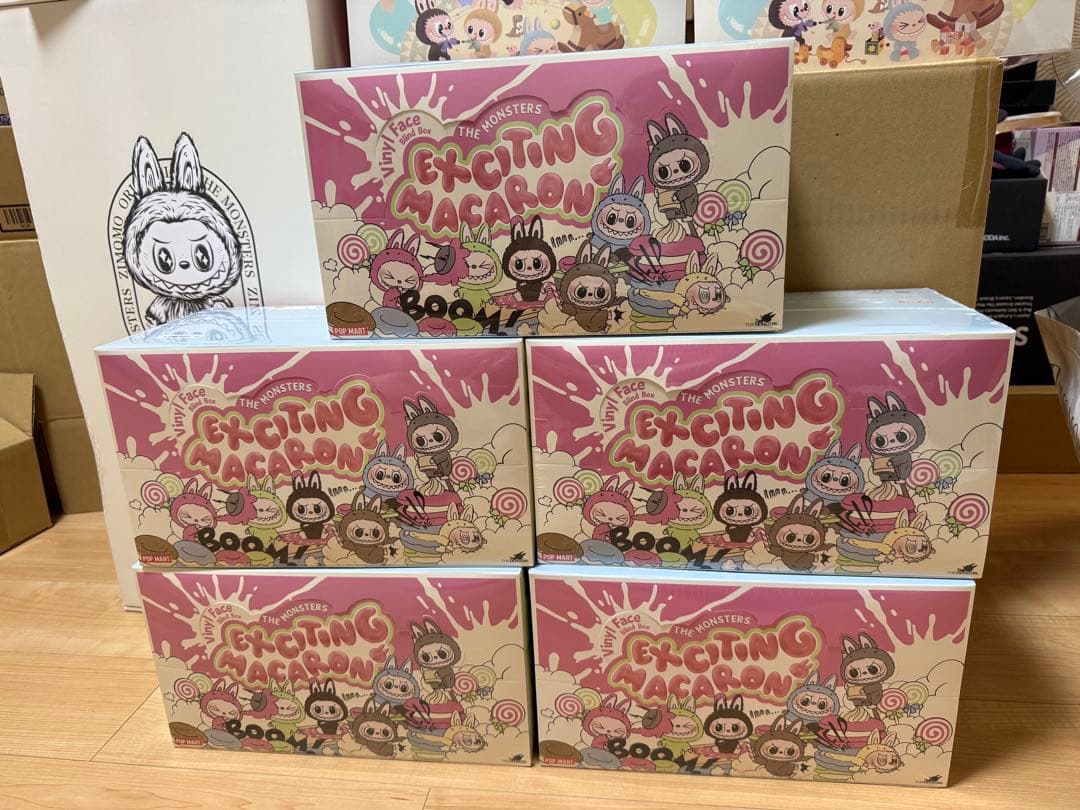 THE MONSTERS Exciting Macaron ぬいぐるみ　5セット