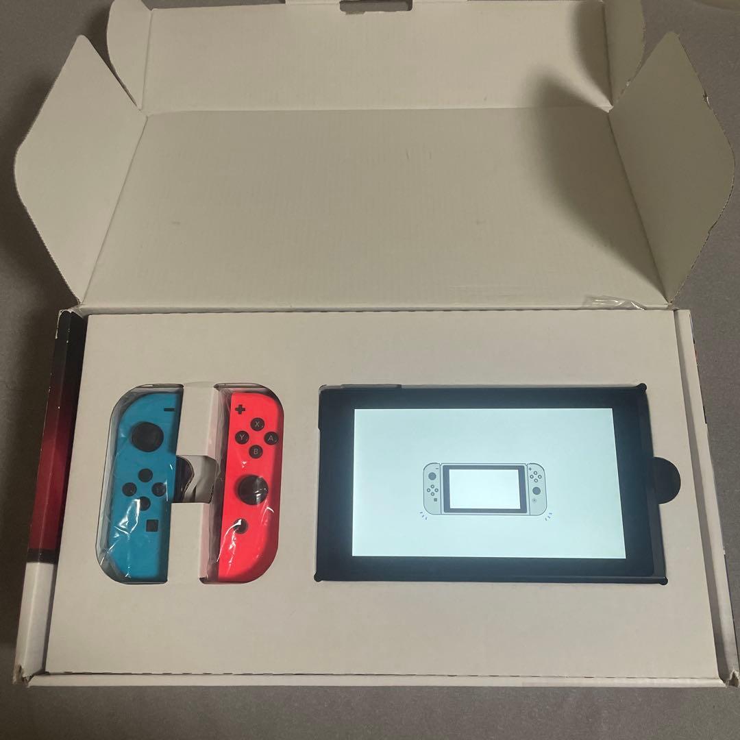【美品】Nintendo Switch ネオンブルー/レッド本体旧モデル欠品無し