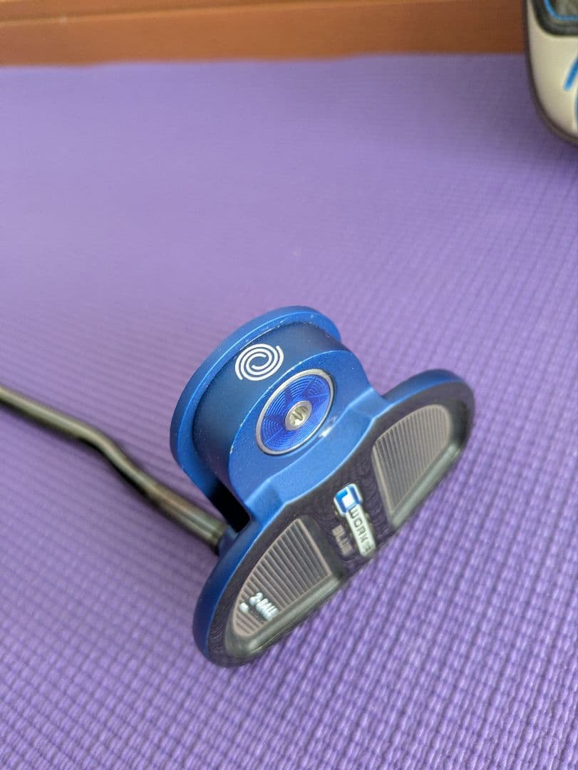 （美品）オデッセイパター O-WORKS BLUE パター 2-BALL