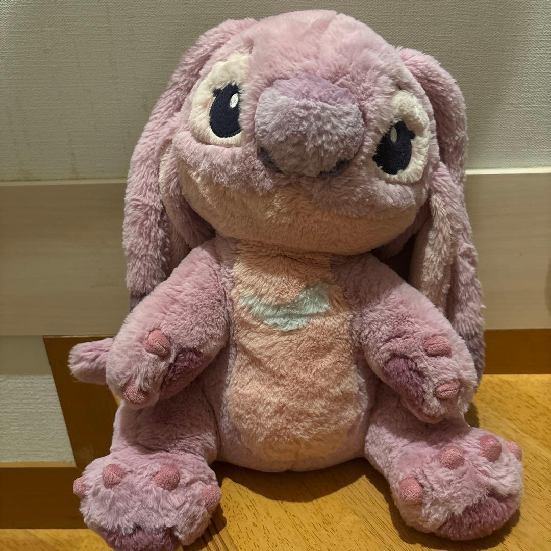 希少　ディズニーストア　スティッチ　エンジェル　ふわふわぬいぐるみ　2個セット