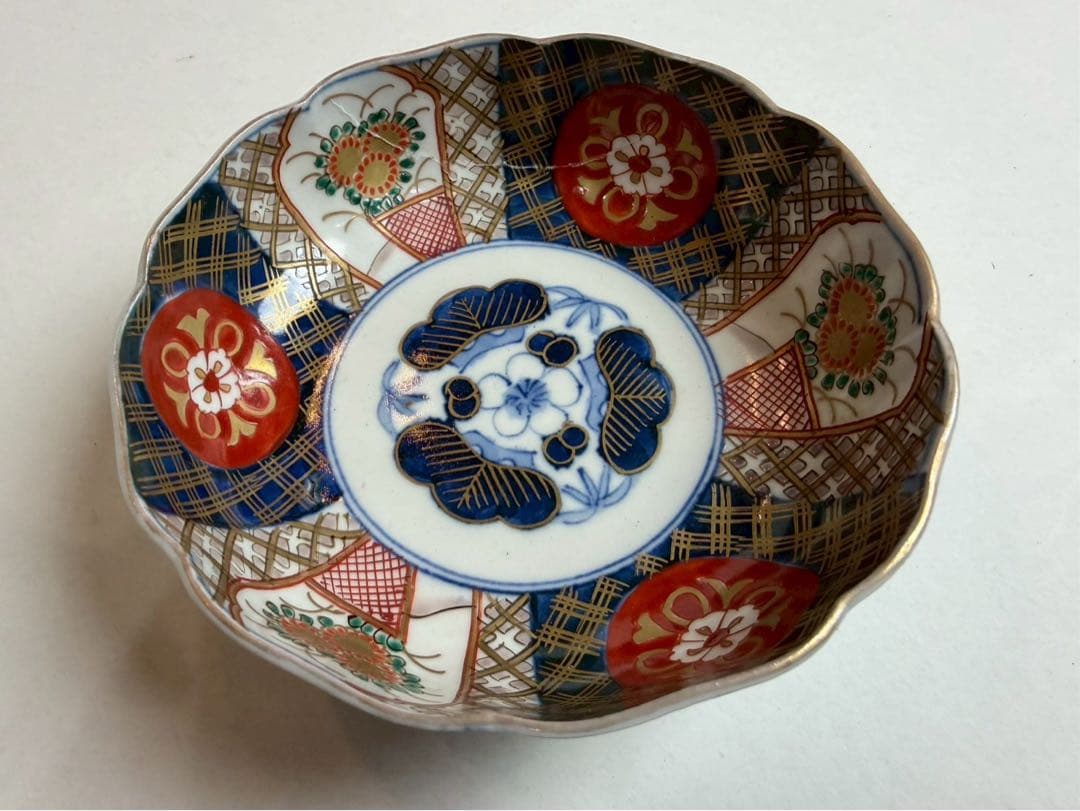 古伊万里　皿　装飾　赤絵　5枚