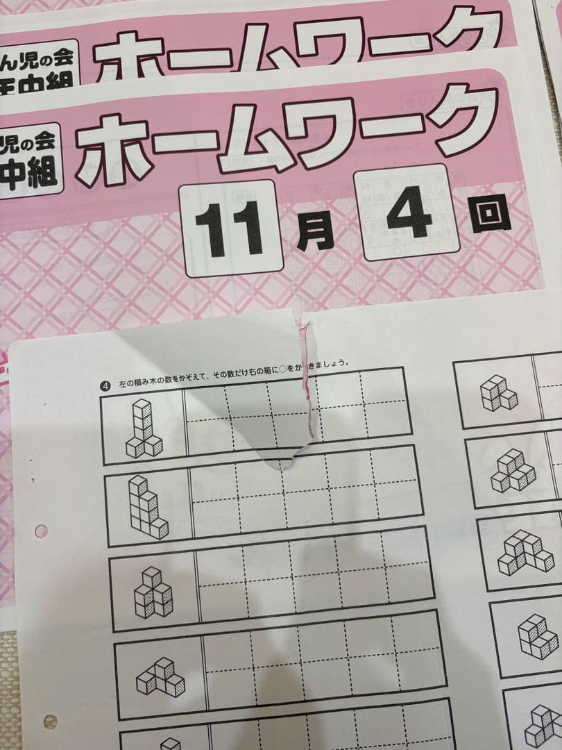 小学校受験　しょうがく社　新年少・新年中組　ホームワーク