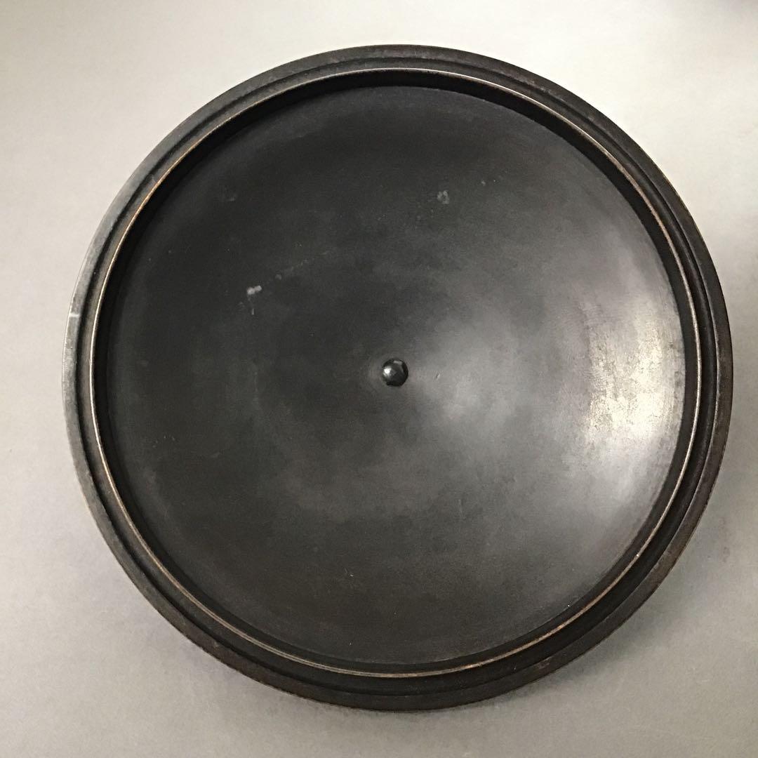 骨董品　茶道具　肩衝釜　蓋つまみ装飾豪華￼ 昭和36年以前の品　共箱　S80KK
