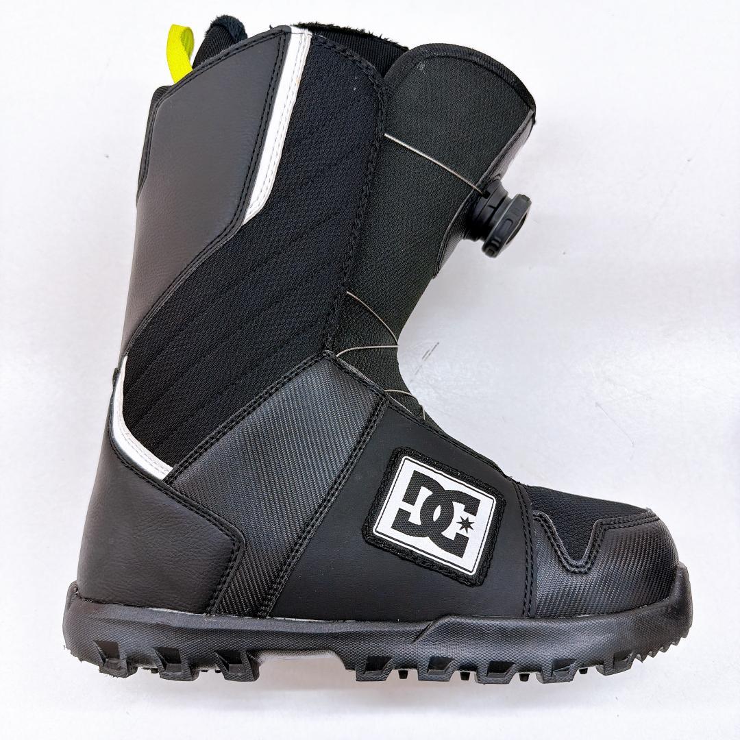 【良品】DC スノーボードブーツ BOA ブラック　25.5cm　メンズ