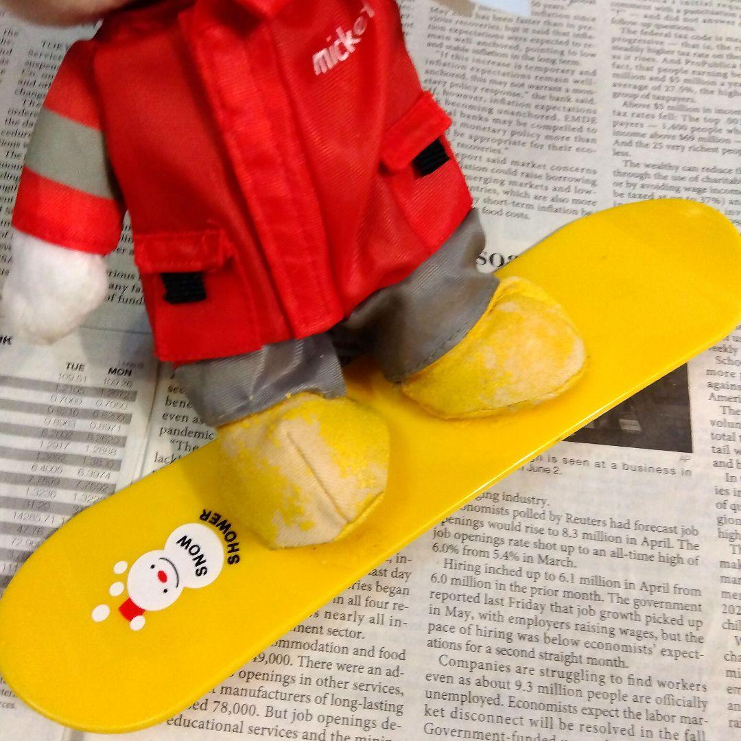 超レア　Disney baby　スノボーミッキー　タグ付き未使用品サイズ21cm