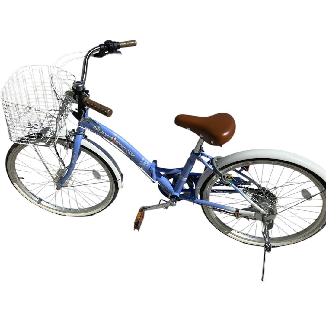 Sweet Melody 子供用自転車 24インチ シマノ 6段変速 折りたたみ