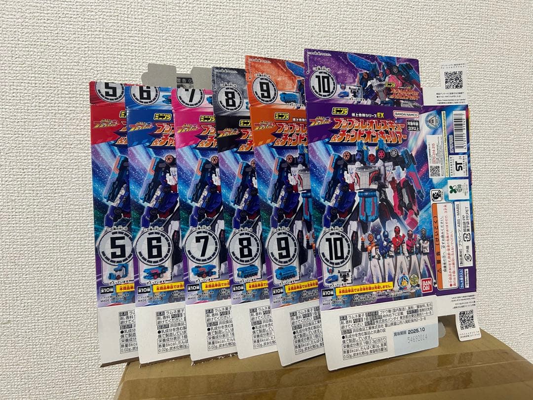 ミニプラ ブンブンジャー まとめ売り.（組立済み 完成品）