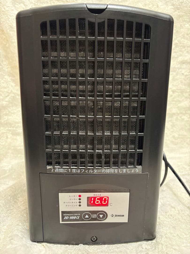 赤*影様 ゼンスイ ZC-100α 水槽用ミニクーラー 【通電確認・動作未確認・