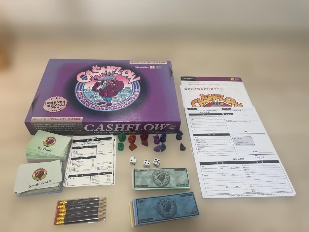 ◆廃盤◆ キャッシュフロー101 ボードゲーム 日本語版 金持ち父さん貧乏父さん